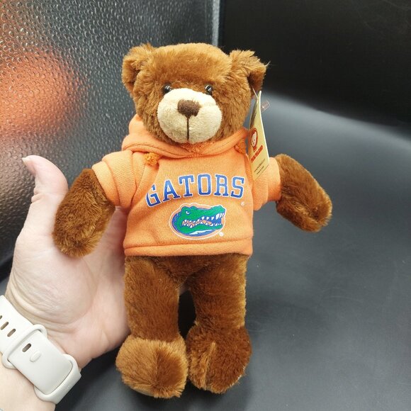 NWT 2008 Plushland University of Florida Gators 8" Brown Bear w/Hoodie NCAA - Picture 2 of 4